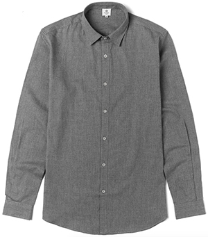 Sunspel Brushed Cotton Men's Shirt.