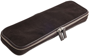 Frette zip up, classic Oliver tie case is in suede and stylish tumbled leather.