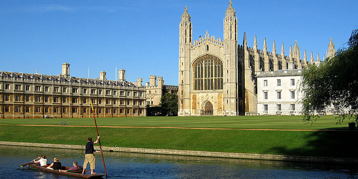 University of Cambridge, Cambridge, England, UK. Ranked No. 7 by the Times Higher Education World University Rankings 2012-2013.