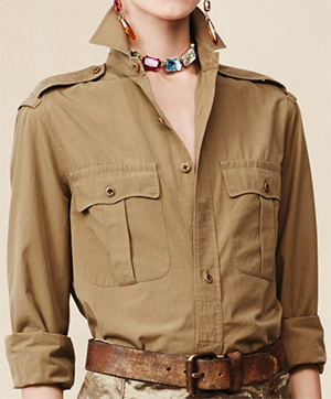 Ralph Lauren Camden Women's Safari Shirt: US$795.