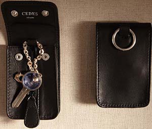 Cedes Milano Zipped key holder.