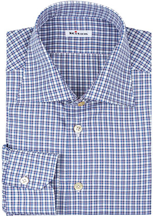 Kiton Multi Check Men's Shirt: £349.