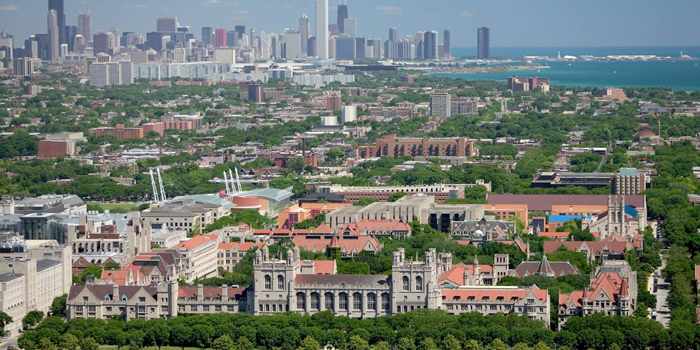 University of Chicago, Chicago, Illinois, U.S.A. Ranked No. 10 by the Times Higher Education World University Rankings 2012-2013.