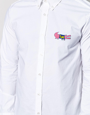 Love Moschino Men's Shirt With Croc Logo: US$239.