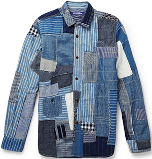 Junya Watanabe Patchwork Denim Men's Shirt: US$1,585.