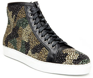 Donald J Pliner Lajos Signature Jeweled men's sneaker: US$850.