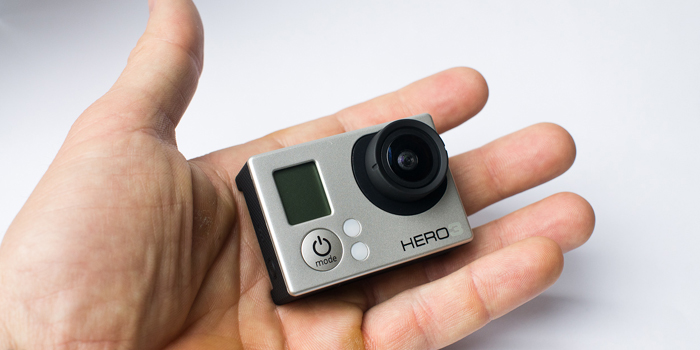 GoPro HERO3 camera.
