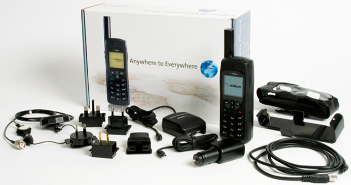 Iridium 9555 Satellite Phone Complete Kit.