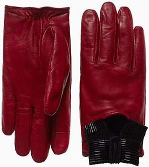 Kate Spade Madison Ave. Collection Bow Women's Driving Gloves: US$228.