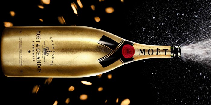 Limited Edition Moët & Chandon Jeroboam Champagne Bottle: US$1,050.