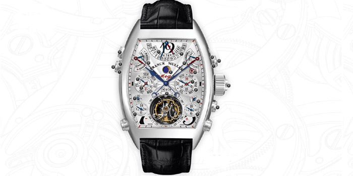 Franck Muller Aeternitas Mega 4 watch. The most complicated wrist watch ever made in the world: 36 complications, 1483 components, 99 jewels. Price: US$2,700,000.