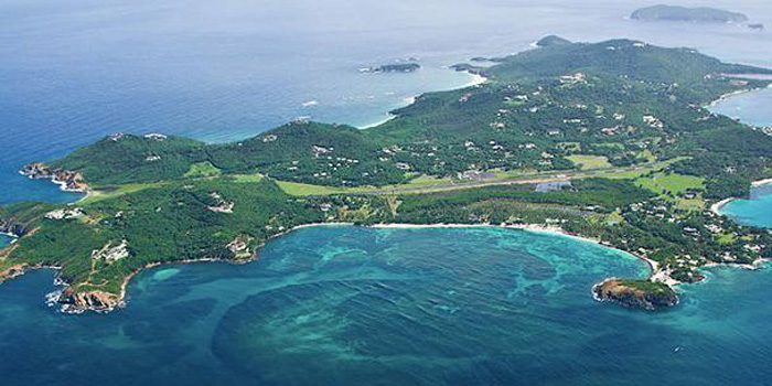 Mustique Island, Saint Vincent and the Grenadines, West Indies.