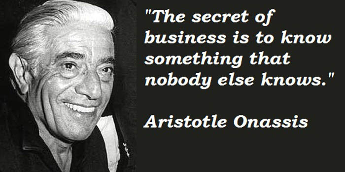 Aristotle Onassis (1906-1975), commonly called Ari, was a prominent Greek shipping magnate, billionaire and bon vivant.