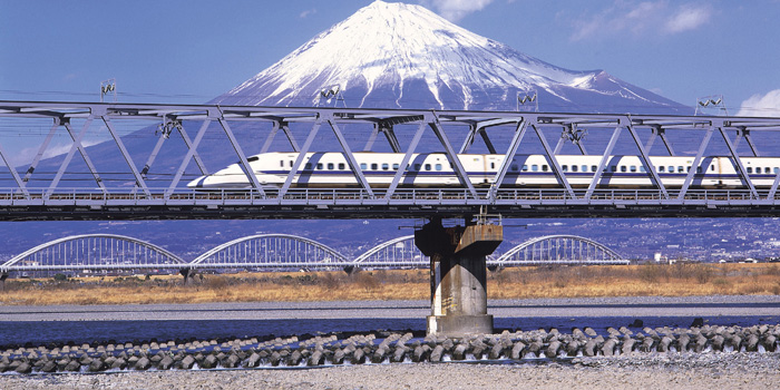 The Shinkansen, also known as the 'Bullet Train', is a network of high-speed railway lines in Japan operated by four Japan Railways Group companies.