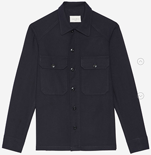 Sandro men's Army shirt: US$235.