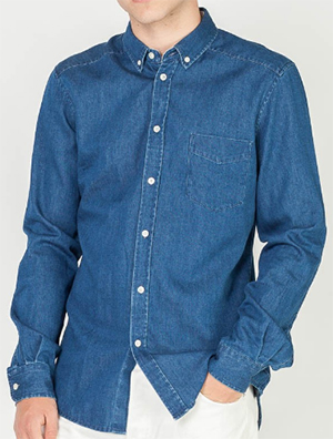 Assembly Label Endless Denim L/S Shirt Dark: US$89.95.