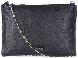 Barbour women's B.Intl Leather Clutch Bag.