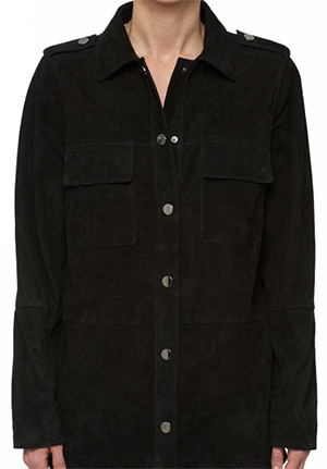 Anine Bing Sude shirt in black: US$499.