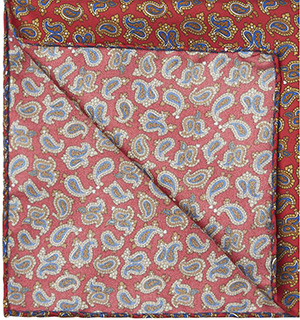 Harrods of London Paisley Silk Handkerchief: £16.95.