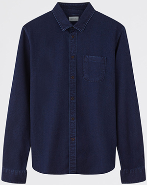 Jigsaw men's Indigo Dot Pattern shirt: £89.