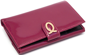 Launer Raspberry Logo Purse: £280.