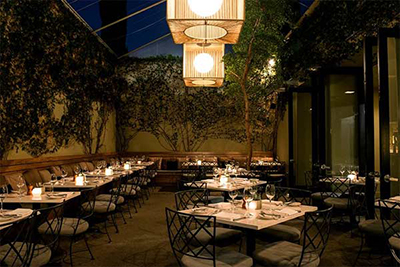 Restaurant Lucques, 8474 Melrose Ave, West Hollywood, CA 90069.