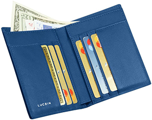 Lucrin luxury wallet: US$124.