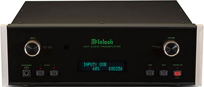 McIntosh C47 stereo preamplifier.