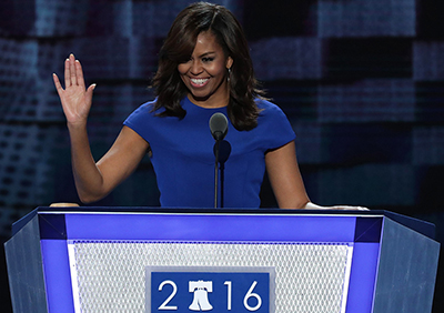 'I wake up every morning in a house that was built by slaves,' Michelle Obama.