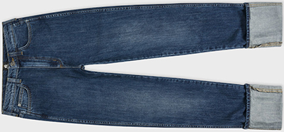 Paul Smith Women's Japanese Mid-Wash Turn-Up Jeans: €330.