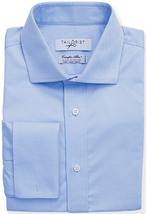 Tailorist Albini Light Blue Dobby men's shirt: US$149.