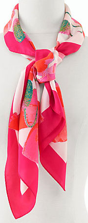 Talbots women's Poppy Square Scarf: US$69.50.