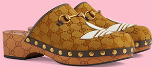 adidas x Gucci Men's Horsebit clog: US$1,250.