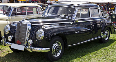 Mercedes-Benz W186 - The W186 is often identified as an Adenauer after Konrad Adenauer. Photo: Rudolf Stricker.