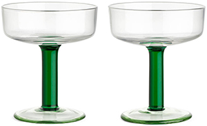 ARKET Coupe Glasses Set of 2: US$42.