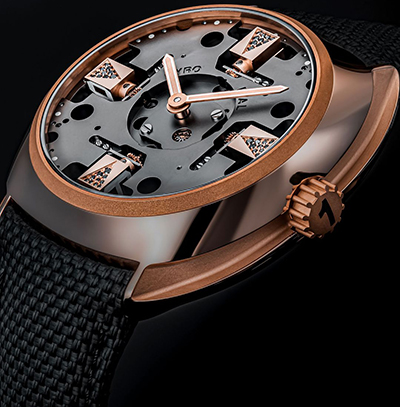 Byrne Gyro Dial Pink Gold Diamonds: CHF55,000 - Excl. Tax.