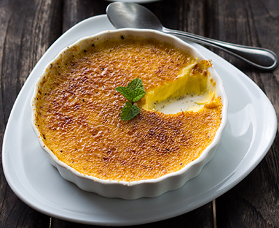 Crème Brûlée. Photo Courtesy: Takeaway.