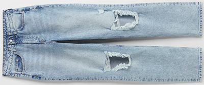 H&M women's Straight High Jeans: US$29.99.