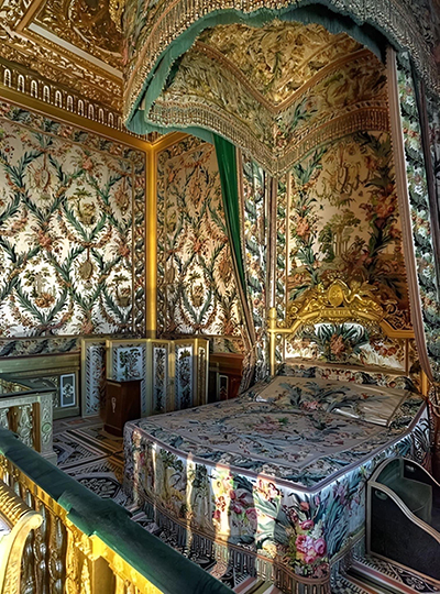 Marie Antoinette's Bed at Château de Fontainebleau