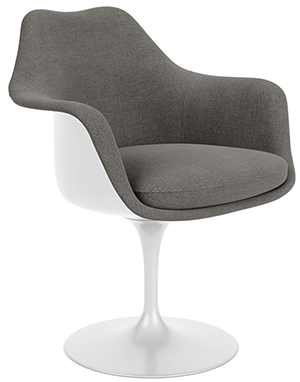 Saarinen Tulip Armchair with Upholstered Back: US$4,075.