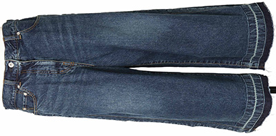 Sacai women's Denim Pants: US$690.