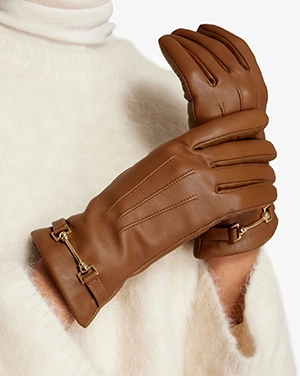 Strathberry Stockbridge women's gloves: US$275.