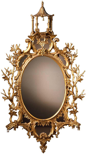 1stdibs Large George III Oval Giltwood Mirror: £135,498.66.