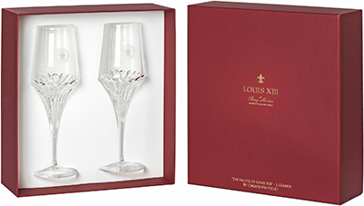Lot - Pair Remy Martin Louis XIII Pillet Crystal Glasses