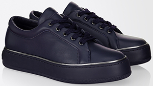 Max Mara women's Leather sneakers: US$155.