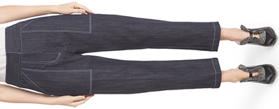 Adam Lippes Crop Stretch Denim Twill women's Pants: US$590.