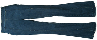 Victor Alfaro destroyed effect women's jeans: US$2,377.