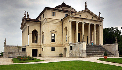Villa Capra 'La Rotonda', Vicenza, Italy designed by Andrea Palladio. Photo by Stefan Bauer.