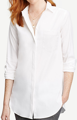 Ann Taylor oversized women's shirt: US$79.50.