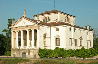 Villa Molin, Mandria, Padua, Italy designed by Vincenzo Scamozzi. Photo by Milazzi.